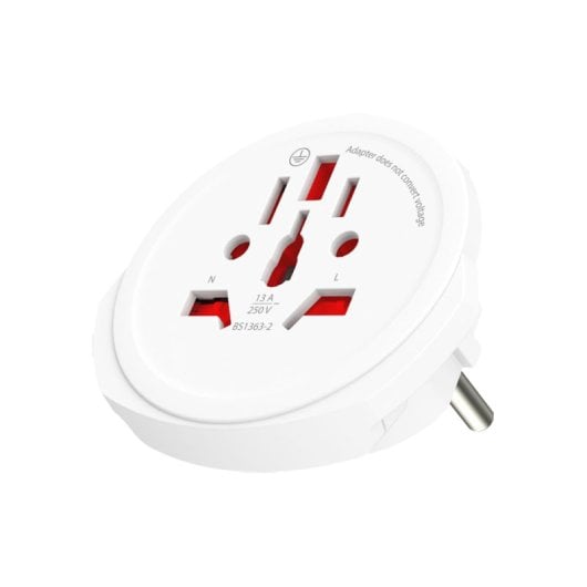 Skross 1500211-E Adaptador de Viagem Universal para Europa