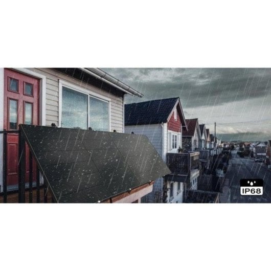 Panneau Solaire EcoFlow 520W – Bifacial – Kit 2 unités – IP68 – Cadre aluminium