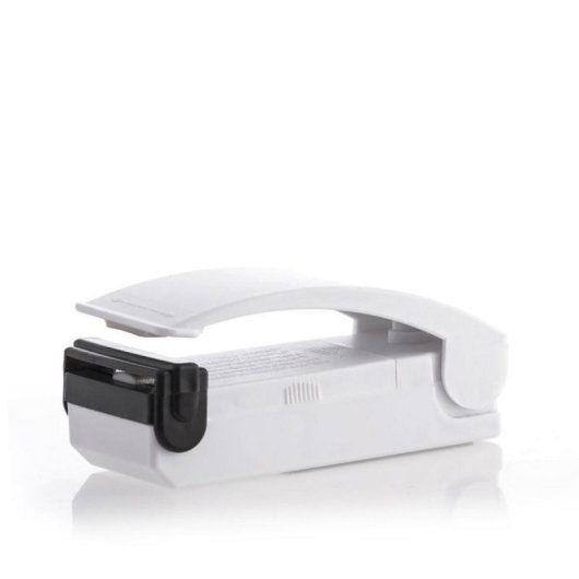 Scelleuse de Sacs InnovaGoods MagSeal Blanc et Noir Portable 2-en-1 Aimantée