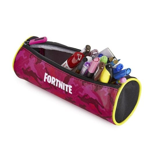 Astuccio rotondo Fortnite Skull Trooper. Interno completamente foderato e personalizzato.