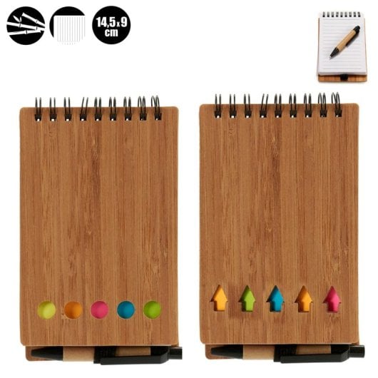 Pack 2 Libretas Bambu Boli Y Posits 14,5x9cm S2