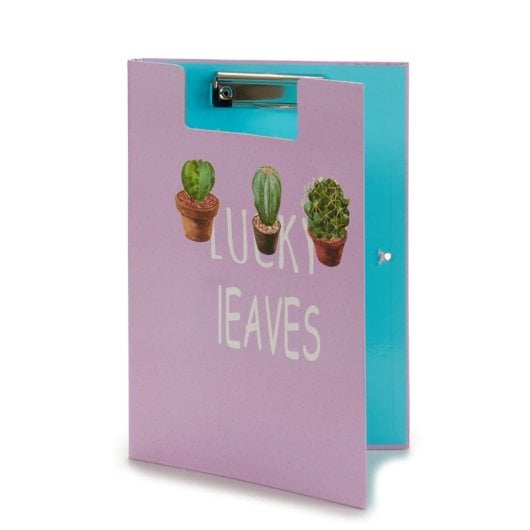 Pack 4 Carpetas Con Pinza Y Goma A4 Cactus Surt4