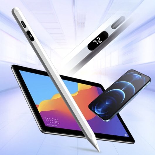 Penna universale C11, per smartphone e tablet. Con display.