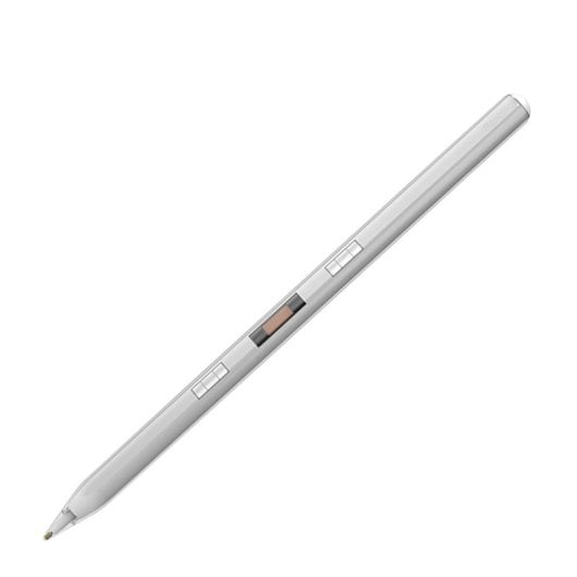 Penna a sfera magnetica P10s con punte sostituibili. Nucleo in rame superconduttore inclinabile. Corpo trasparente.