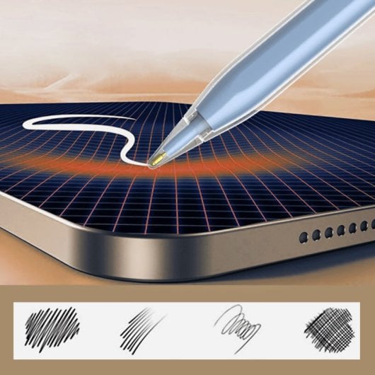 Penna a sfera magnetica P10s con punte sostituibili. Nucleo in rame superconduttore inclinabile. Corpo trasparente.