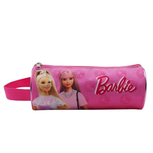 Astuccio rotondo Barbie Fashion. Interno completamente foderato e personalizzato.