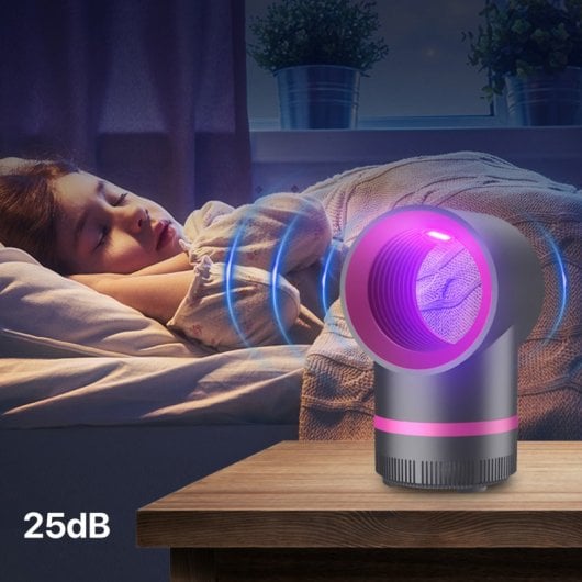 W4 Elektrische Mückenfalle mit UV-LED-Licht und Staubsauger.