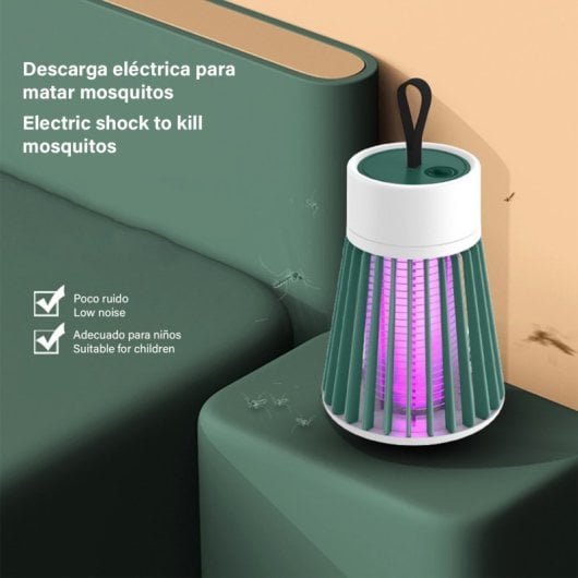 Tragbare, batteriebetriebene elektrische Mückenfalle BG-002. 365 nm Licht zum Einfangen von Mücken.