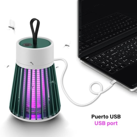 Tragbare, batteriebetriebene elektrische Mückenfalle BG-002. 365 nm Licht zum Einfangen von Mücken.
