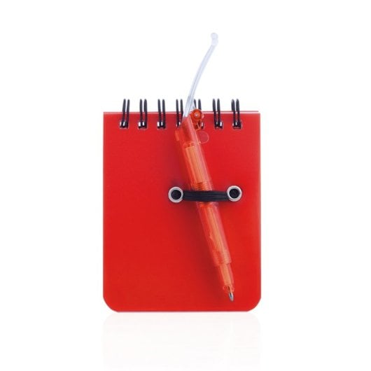 Mini quaderno Duxo con mini penna.