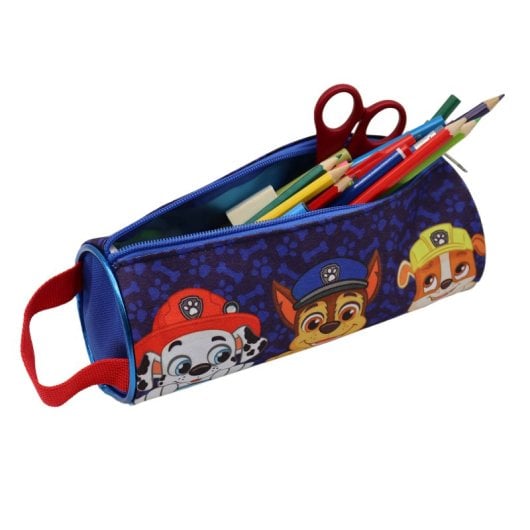 Astuccio rotondo Paw Patrol. Interno completamente foderato e personalizzato.