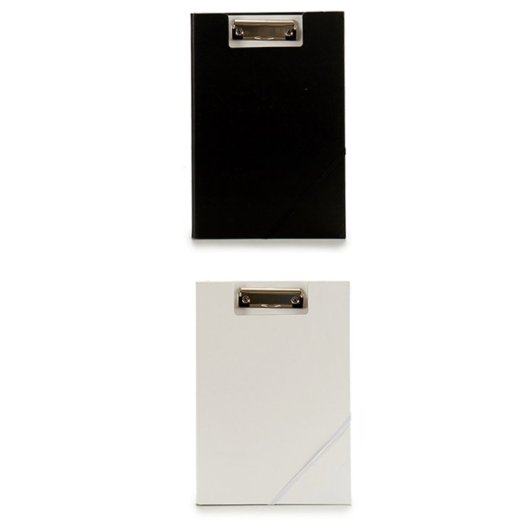 Confezione da 3 cartelle con clip e gomma A4 assortiti 3 colori