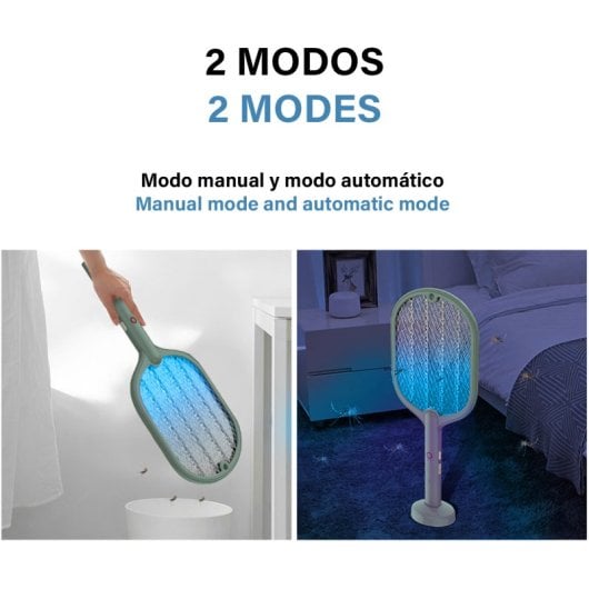 WP-07 Elektrischer Mücken-, Fliegen- und Mottenvernichter. Lithiumbatterie. 360°-Ultraviolettlicht.