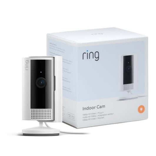 Videocamere di sorveglianza Ring Indoor Cam 2nd Gen FullHD Visione Notturna Interna Audio Bidirezionale Controllo Vocale