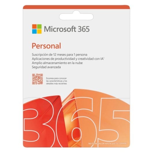 Microsfot Office 365 Personal 1 Licencia 12 Meses Suite Ofimática Descarga Digital