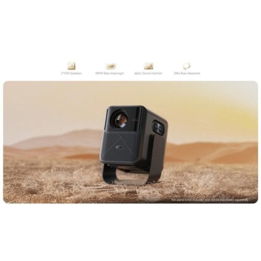 Proyector Wanbo Mozart 1 Pro 2025 FullHD 1200 Lúmenes 120" Lámpara LCD Google TV Smart