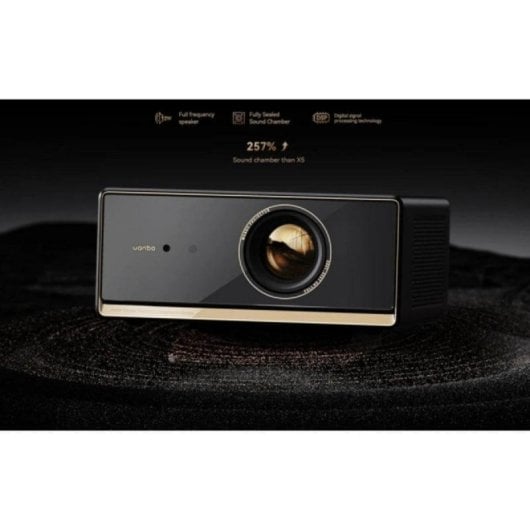 Projetor Wanbo X5 Pro FullHD 1100 Lúmenes 140" Lâmpada LCD Google TV Smart