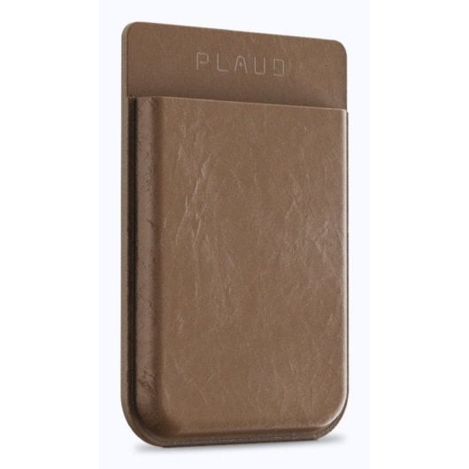 Estuche Plaud Note Case Marrón Piel Magnético Resistente al Agua MagSafe