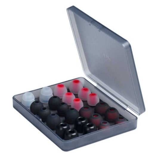 Embouts auriculaires FiiO HS19 kit 12 pièces in-ear avec mousse, bi-flange et profils audio