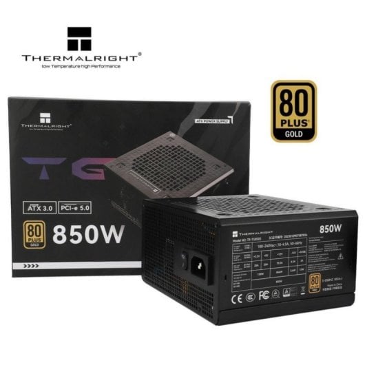 Netzteil Thermalright 850W 80 PLUS Gold TG-850S Feste Kabel Schutzfunktionen 120 mm Lüfter