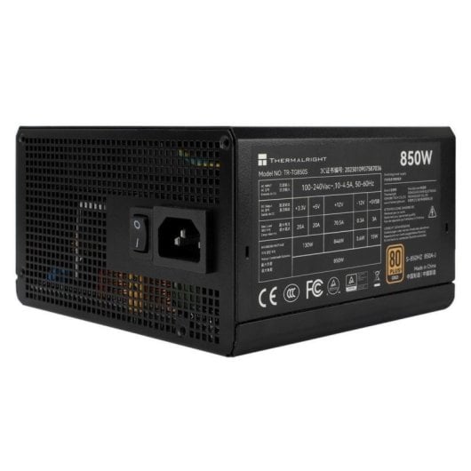 Netzteil Thermalright 850W 80 PLUS Gold TG-850S Feste Kabel Schutzfunktionen 120 mm Lüfter