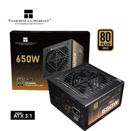 Fuente de Alimentacion Thermalright 650W 80 Plus Gold KG-650 Full Modular Protecciones Avanzadas