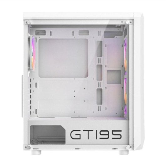 PC-Gehäuse SUPRA GAMING GTI 95 Mesh White 4x ARGB-Lüfter gehärtetes Glas EATX-kompatibel