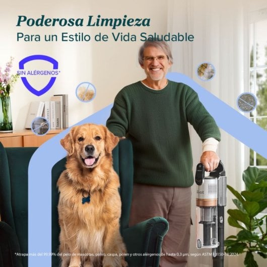 Aspirador sem Fio Levoit LVAC-300 Plus 240W 60min Animais HEPA 0,75L