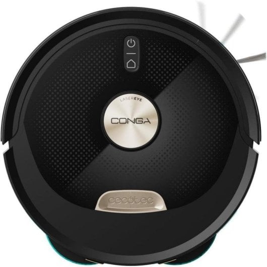 Robot Aspirador y Fregasuelos Cecotec Conga Y100 Spin AI con Autovaciado Navegación Láser 20.000 Pa Cepillo Silicona Mas