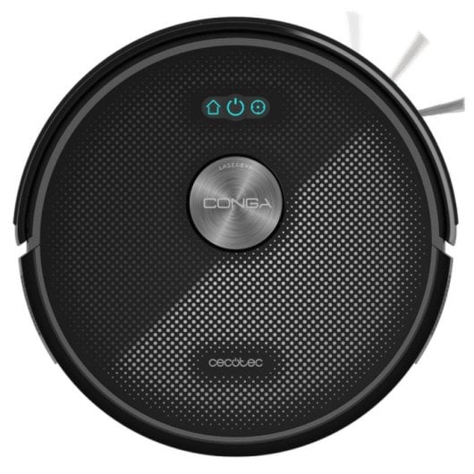 Robot Aspirador e Limpador de Chão Conga Y70 Navegação Láser 20.000 Pa Esvaziamento Automático WiFi APP Escova Animais de Estimação