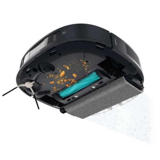 Robot Aspirador e Limpador de Chão Cecotec Conga Z100 com LaserEye 20000 Pa Base All-in Home Mopa XXL
