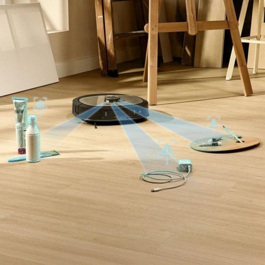 Robot Aspirador e Limpador de Chão Cecotec Conga Z100 com LaserEye 20000 Pa Base All-in Home Mopa XXL