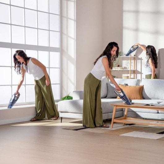 Aspirador de Mão Cecotec Conga Rockstar 25.2V 200W 40min Sólidos e Líquidos Filtro HEPA 0.5L