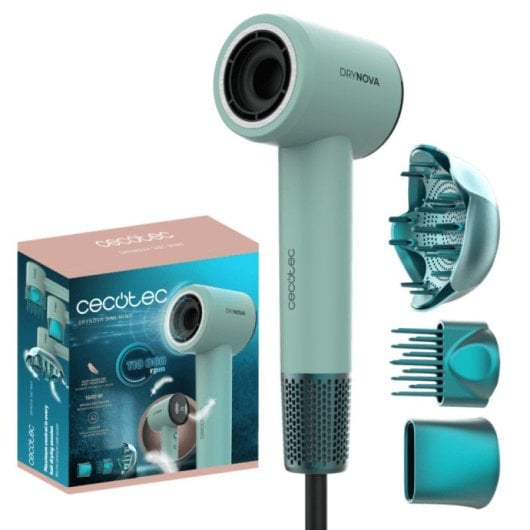 Asciugacapelli Cecotec DryNova 3en1 Brushless 1600 W 110000 RPM Ionico Compatto