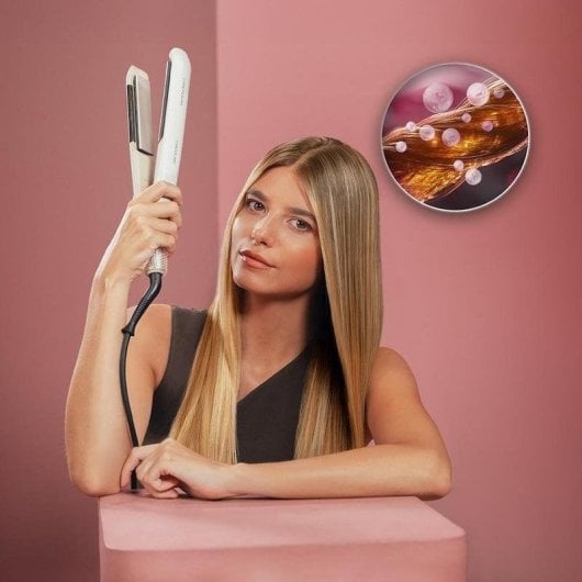 Piastra per Capelli Ceramica Cecotec Lisse Plasma 230ºC Ionica Spegnimento Automatico Nero