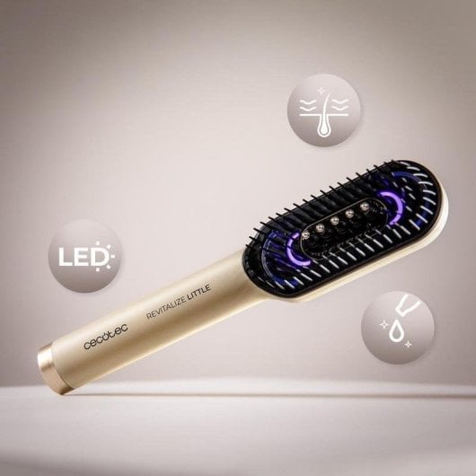 Lisseur Professionnel LED Cecotec HairCare Revitalize Little Massage Sérum Compact