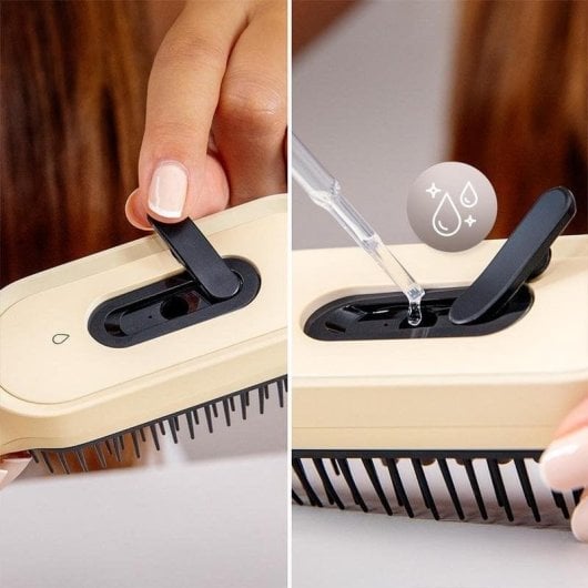 Lisseur Professionnel LED Cecotec HairCare Revitalize Little Massage Sérum Compact