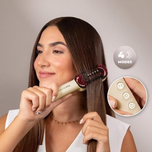 Lisseur Professionnel LED Cecotec HairCare Revitalize Little Massage Sérum Compact