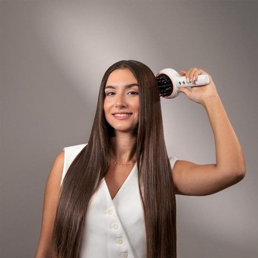 Spazzola HairCare Revitalize TotalCare Cecotec Microcorrenti EMS 5 Livelli LED Serum