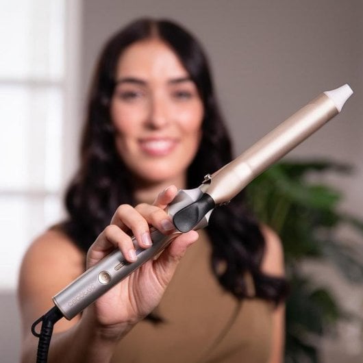 Rizador Cecotec SurfCare CurlClip 25 mm Cerámica Queratina Aceite Argán