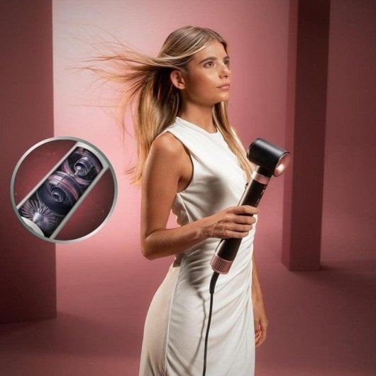 Styler per capelli Cecotec CeramicCare 8in1 AirGlam Gyro motore brushless 8 testine ceramica cheratina funzione rotativa