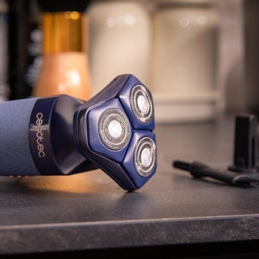 Rasoio Elettrico Viso Cecotec PrecisionCare Elite Senza Filo 70min Impermeabile Lame Inox