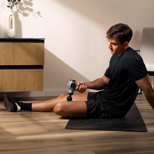 Pistola de masaje Cecotec SkinCare Massage Gun 99 niveles 4 cabezales USB C