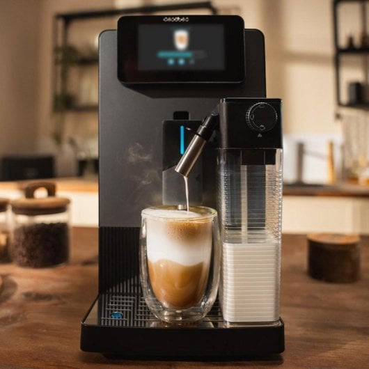 Caffettiera Superautomatica Cremmaet Latte Compact 1,1L 19 bar con serbatoio latte e display touch