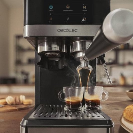 Cafetera Espresso Cecotec Power Espresso 20 Grind 1,7L 20 bars avec moulin intégré