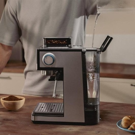 Cafetera Espresso Cecotec Power Espresso 20 Grind 1,7L 20 bars avec moulin intégré