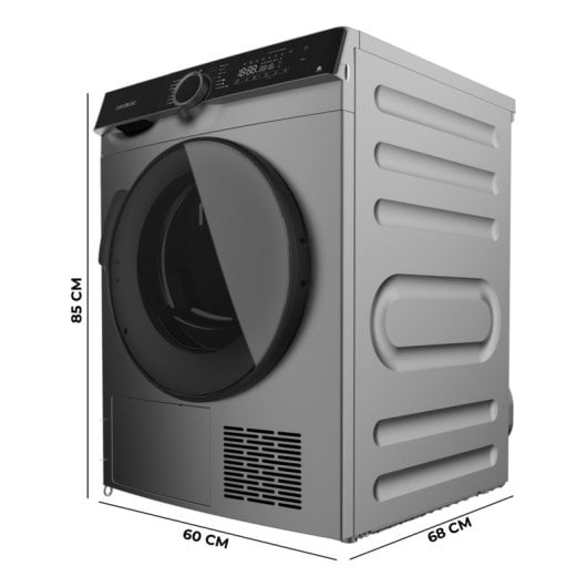 Secadora Cecotec Bolero DressCode Dry 10505 Inverter Bomba de Calor 10kg Clase C UV Care Planchado Fácil Acero