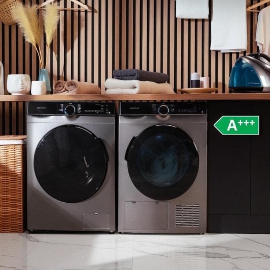 Secadora Cecotec Bolero DressCode Dry 10505 Inverter Bomba de Calor 10kg Clase C UV Care Planchado Fácil Acero