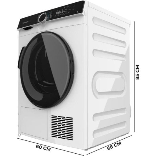 Secadora Cecotec Bolero Dresscode Dry 10505 Carga Frontal 10 kg Bomba de Calor Clase C Blanca