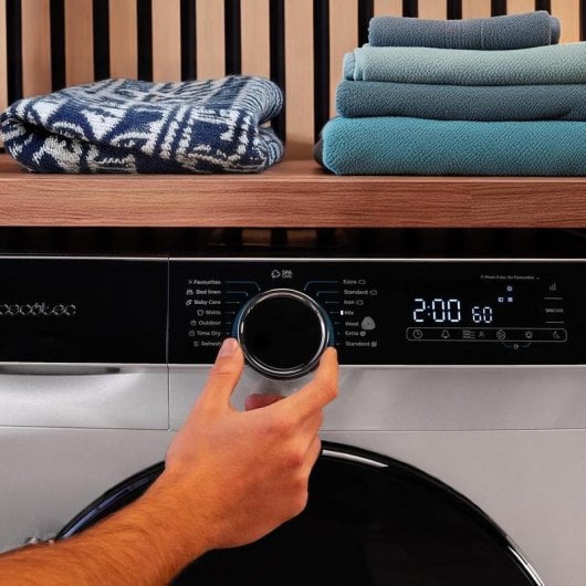 Secadora Cecotec Bolero Dresscode Dry 10505 Carga Frontal 10 kg Bomba de Calor Clase C Blanca